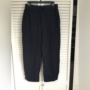 Holebrook Linen Pants Navy Blue Size Small